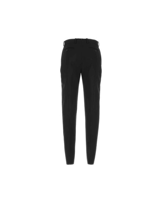 McQueen Black Suit Trousers for men