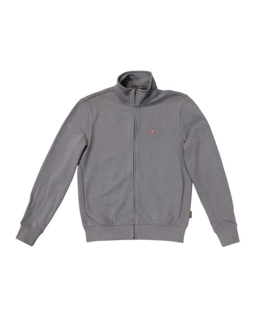 Napapijri Gray Zip-Throughs for men
