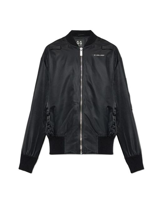 44 Label Group Black Bomber Jackets for men