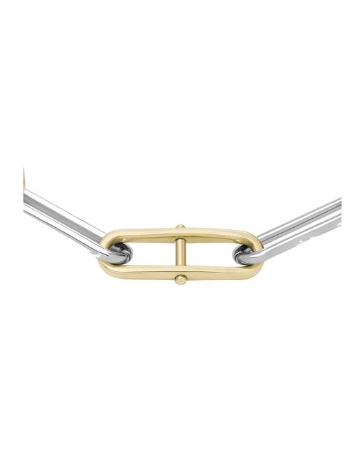 Bracelets Fossil de color Metallic