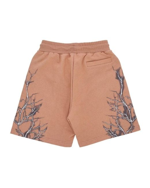 PHOBIA ARCHIVE Lightning Shorts in het Brown voor heren