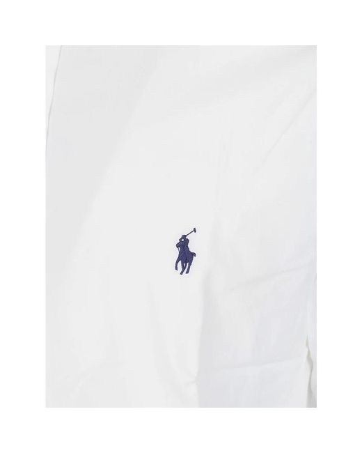 Ralph Lauren Poplin bistrch hemd in White für Herren