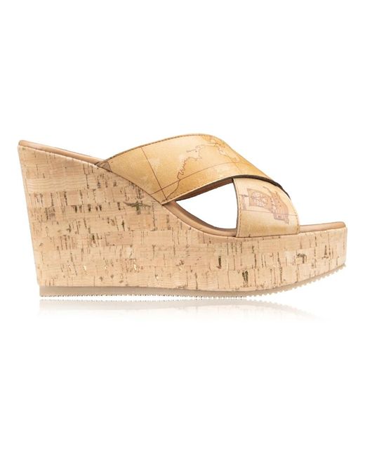 Wedges Alviero Martini 1A Classe de color Metallic