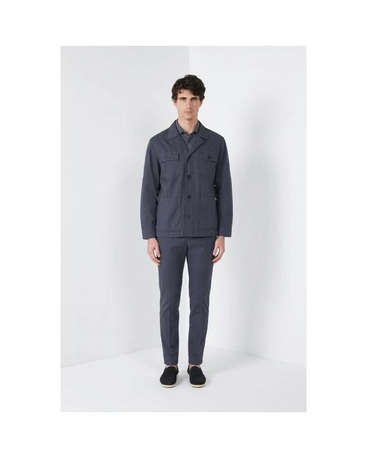 Light Jackets Mason's de hombre de color Blue