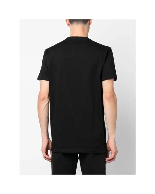 DSquared² Es Baumwoll-T-Shirt mit stilvollem Druck in Black für Herren