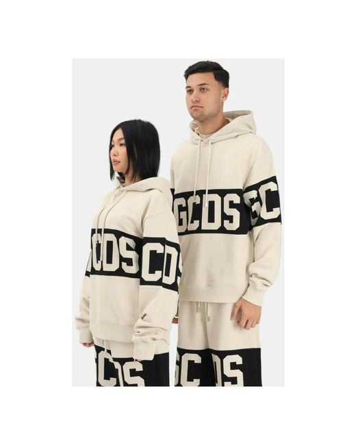 Gcds White Hoodies for men
