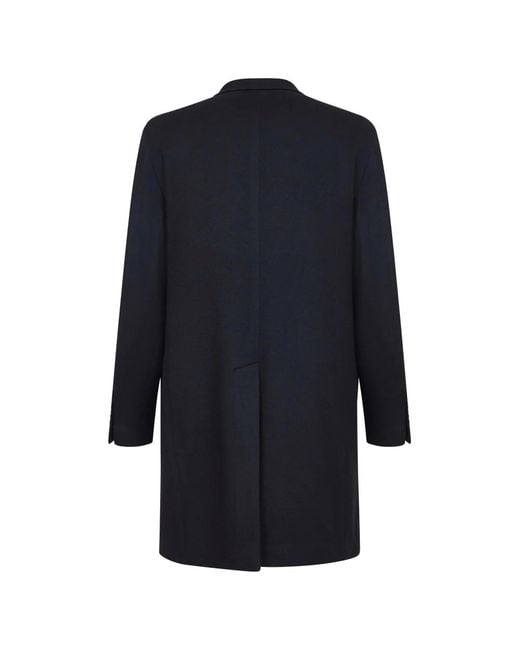 Tagliatore Blue Single-Breasted Coats for men