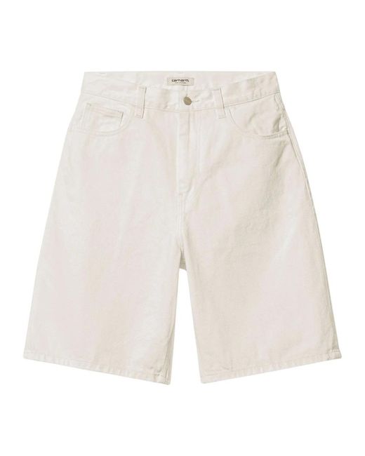 Carhartt White Casual Shorts