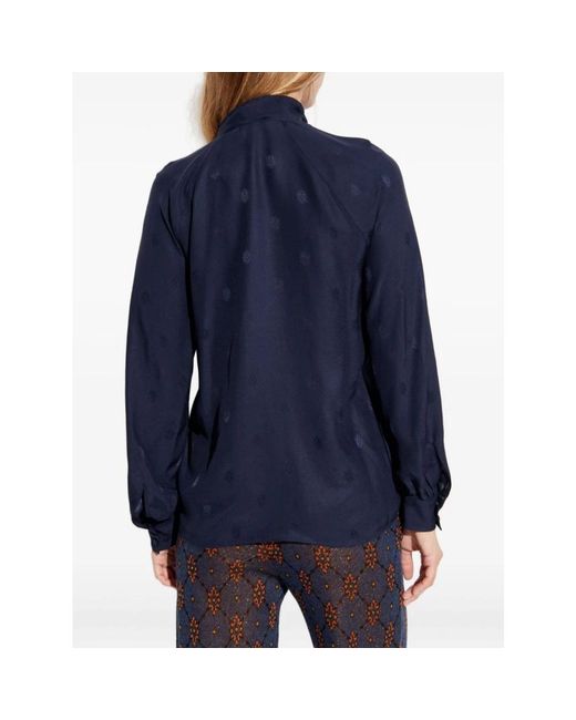 Etro Blue Blouses