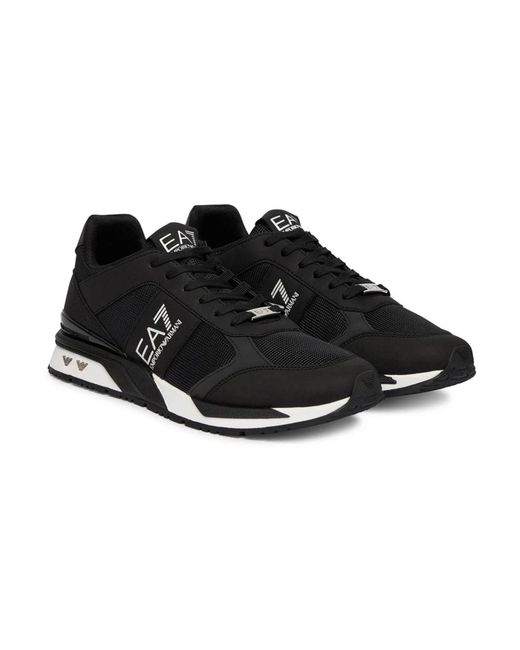 EA7 Black Sneakers for men