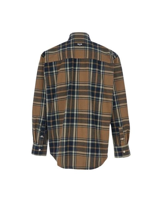 MSGM Casual Shirts in het Green voor heren