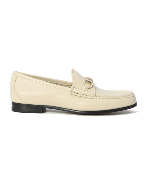 Gucci White Loafers