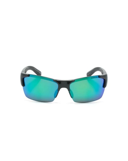 Moncler Blue Schwarze sonnenbrille stilvoll alltagstauglich