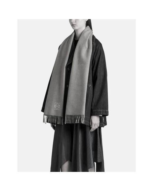 Loewe Green Winter Scarves