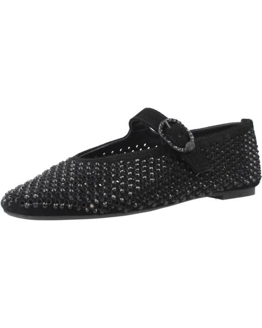Kurt Geiger Black Ballerina Shoes