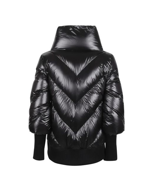 Tatras Jassen ,Zwart ,Nylon Glanzende Donsjas in het Black