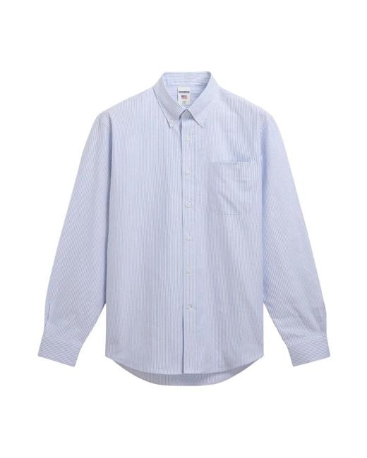 Sebago Blue Casual Shirts for men