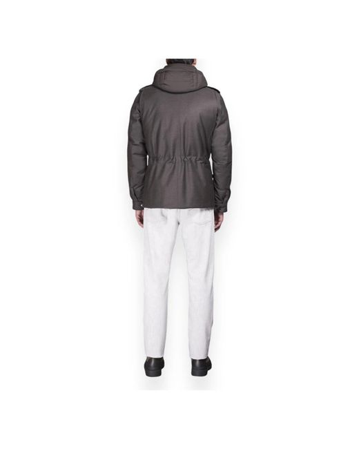 Moorer Black Winter Jackets for men