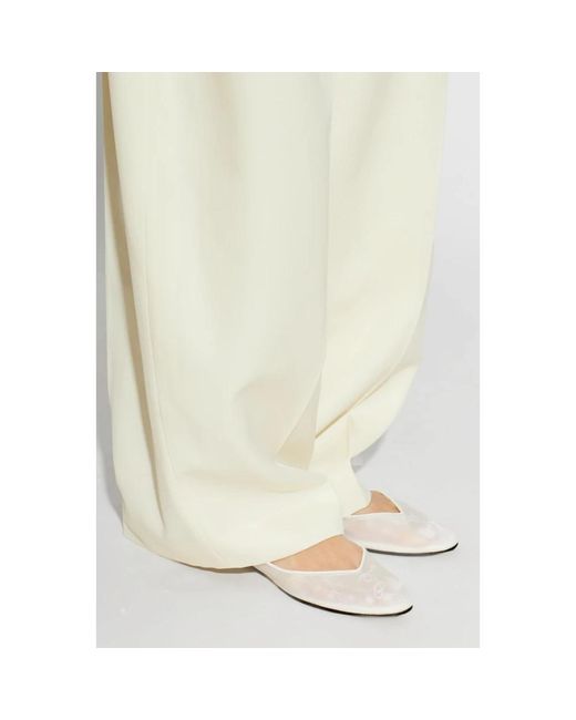 Jacquemus White Ballerinas