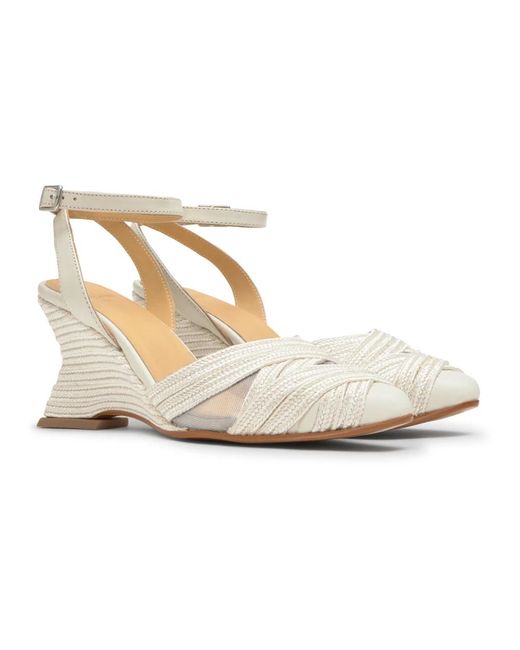 Castaner Joy Slingback in het White