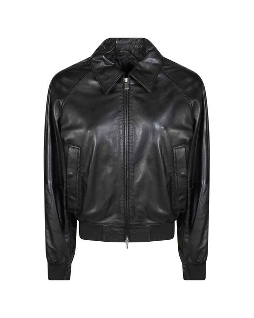 Pinko Black Bomber Jackets
