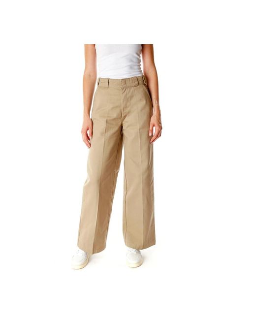 Dickies Natural Wide Trousers