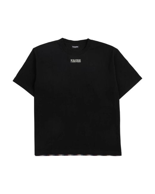 Pleasures Black T-Shirts for men