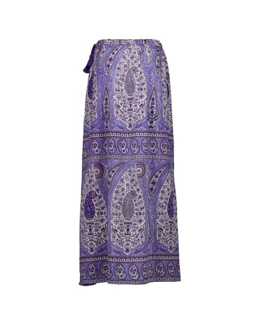 Skirts Antik Batik de color Purple