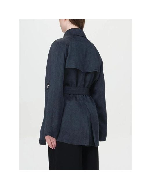 Fay Blue Trench Coats