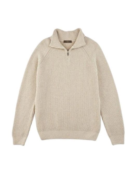 Zanone White Cashmere Knitwear for men
