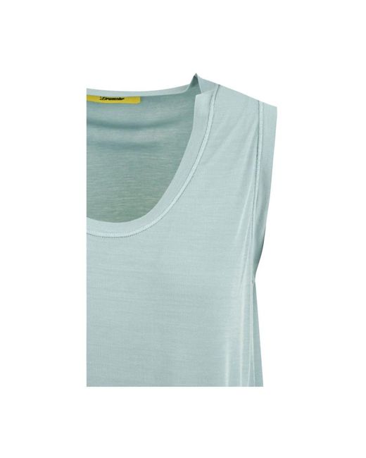 Sleeveless Tops Drumohr de color Blue
