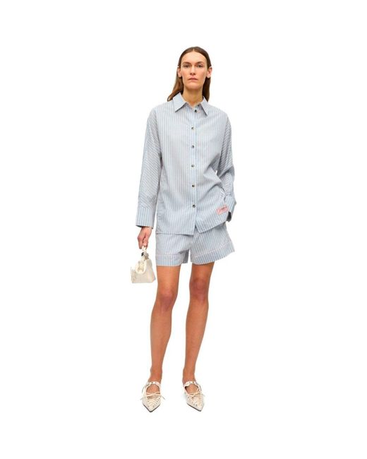 Ganni Blue Shirts