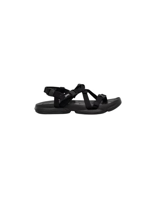 Flat Sandals Camper en coloris Black