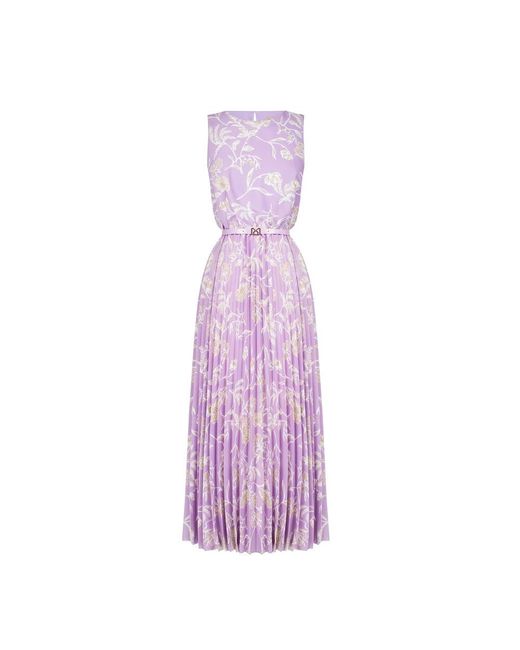 Rinascimento Purple Midi Dresses