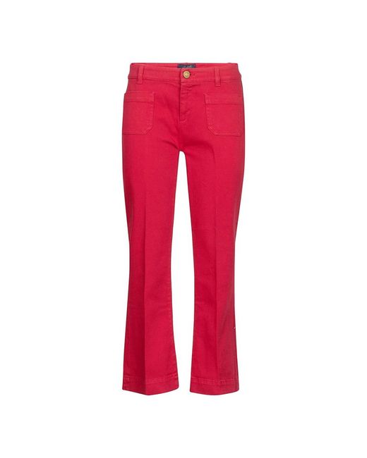Seafarer Red Cropped Trousers