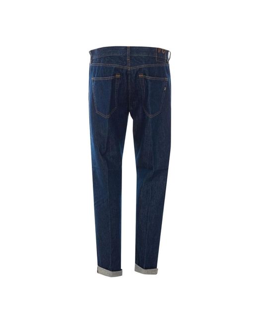 Dondup Blue Straight Fit Jeans for men