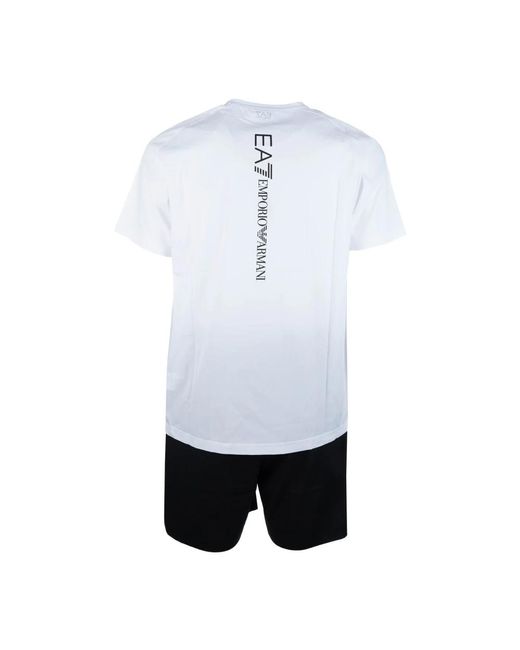 EA7 Fitness ,Wit ,Polyester Trainingsset in het White voor heren