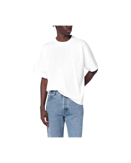 Séfr T-Shirt Girocollo Manica Corta in Blue für Herren