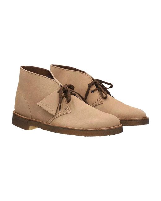 Clarks Natural Laced Shoes for men