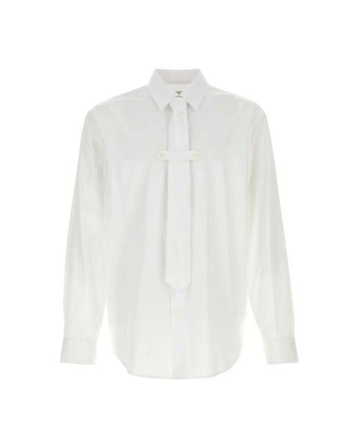 Dries Van Noten Wit Poplin Overhemd in het White voor heren