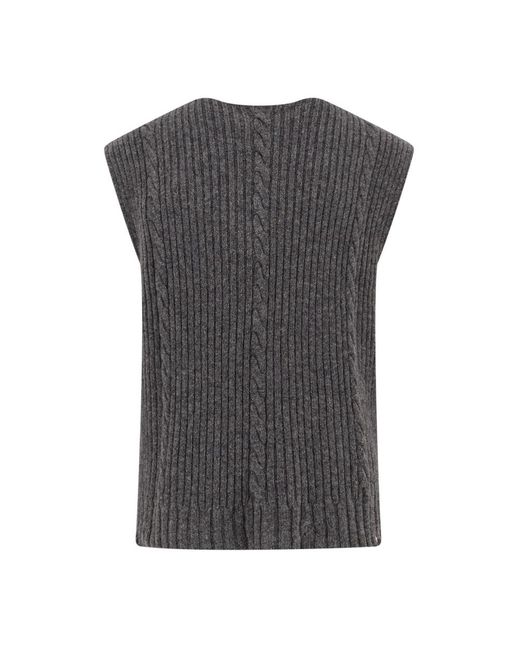 Enfants Riches Deprimes Gray V-Neck Knitwear for men
