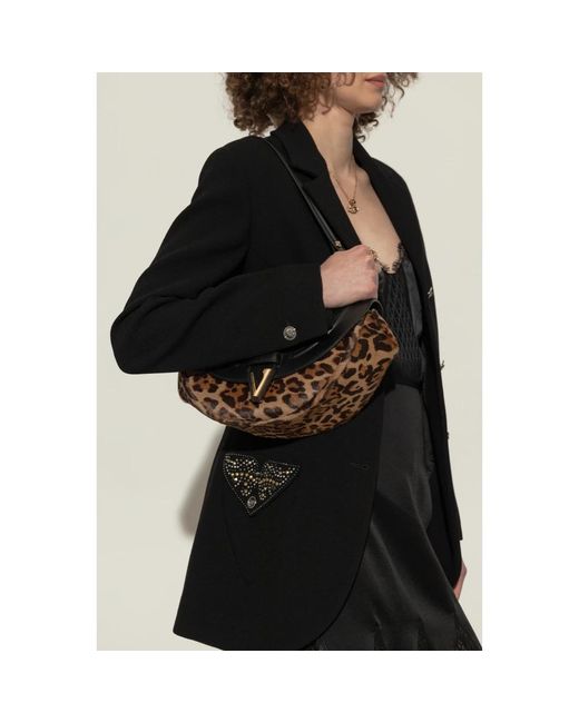 Shoulder Bags di Versace in Black