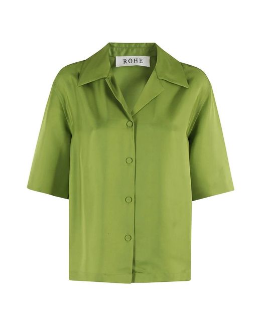 Shirts Rohe de color Green