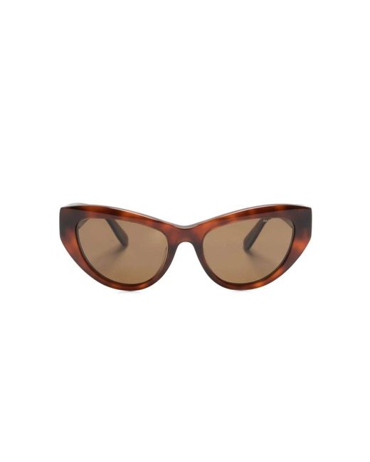 Moncler Brown Sunglasses for men