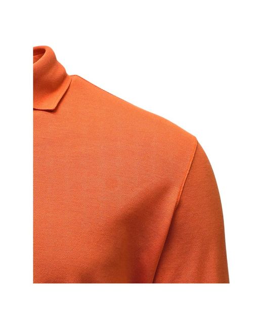Gran Sasso Orange Casual Shirts for men