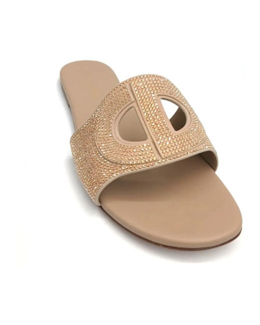 Dior Metallic Sliders