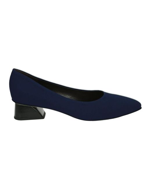Brunate Schoenen ,Blauw ,Leer Blauwe Effen Pumps Met G Breedte in het Blue