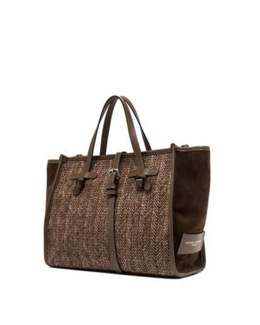 Gianni Chiarini Brown Tote Bags
