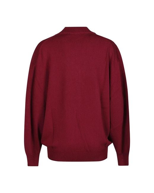 IRO Red V-Neck Knitwear