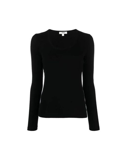 Agolde Tops ,Zwart ,Zwarte Bernice Tee in het Black
